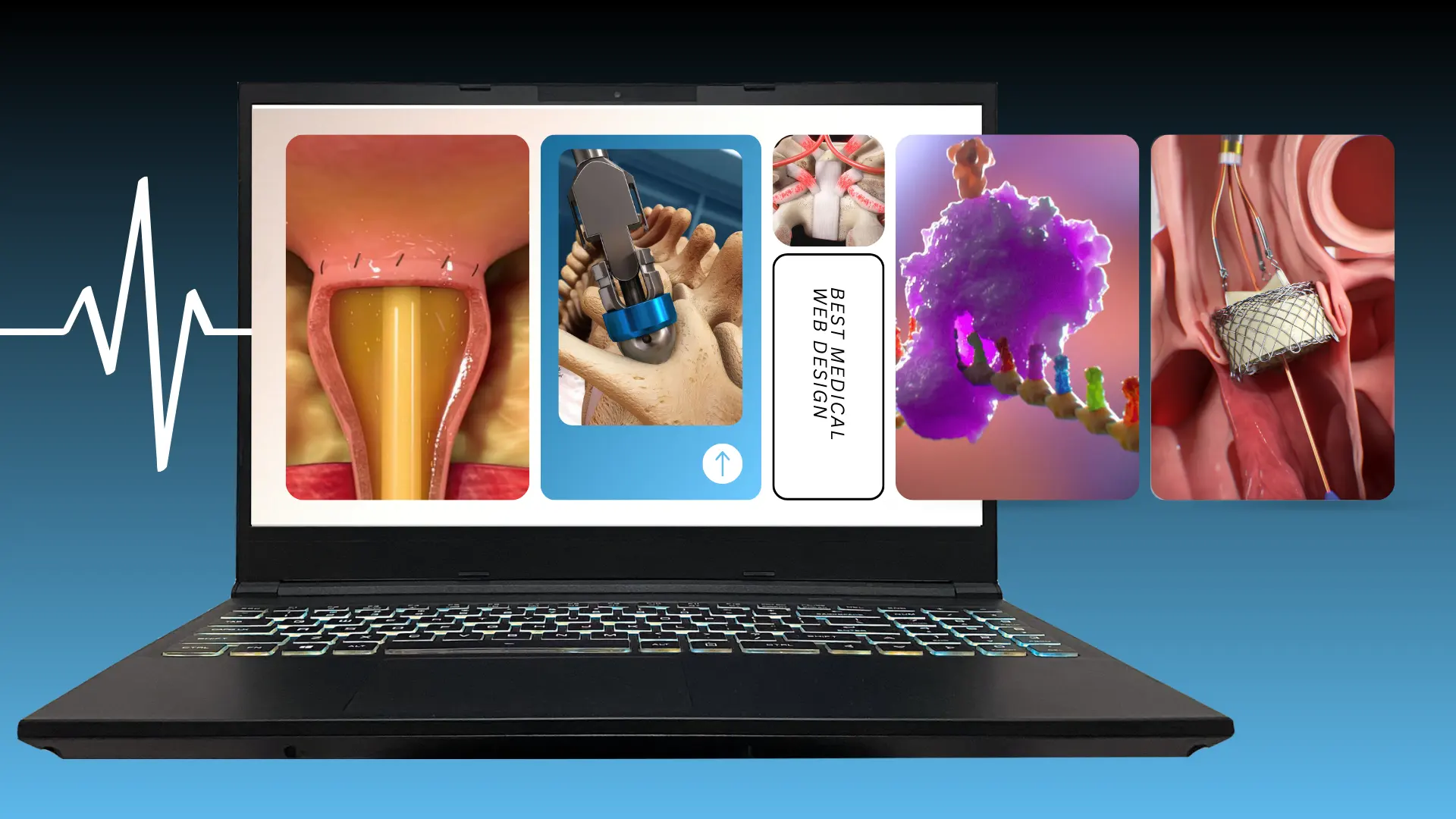 medical website design from various Web Builder Platforms